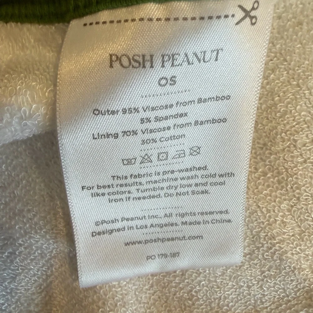 NWOT Posh Peanut Dinosaur Hooded Towel